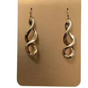Erica Lyons gold tone spiral earrings. NWT